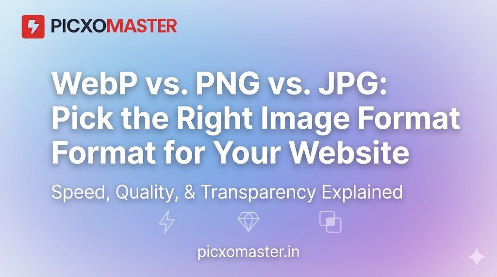 WebP vs. PNG vs. JPG: Pick the Right Image Format for Your Website